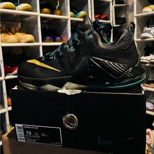 Nike LeBron XXII Black Yellow Teal  with box size 13